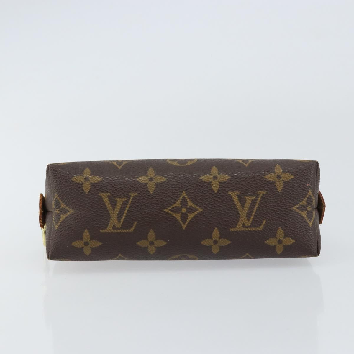 LOUIS VUITTON Monogram Pochette Cosmetic PM Pouch M43998 LV Auth BA8500