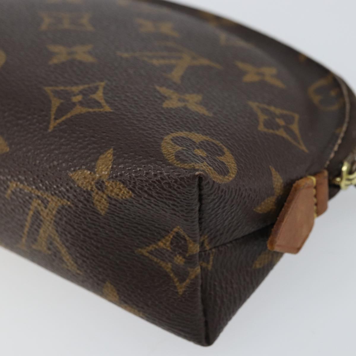 LOUIS VUITTON Monogram Pochette Cosmetic PM Pouch M43998 LV Auth BA8501