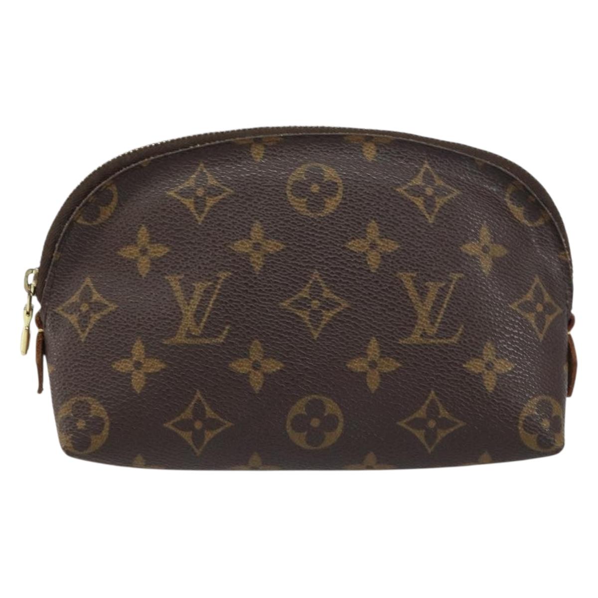 LOUIS VUITTON Monogram Pochette Cosmetic PM Pouch M43998 LV Auth BA8501