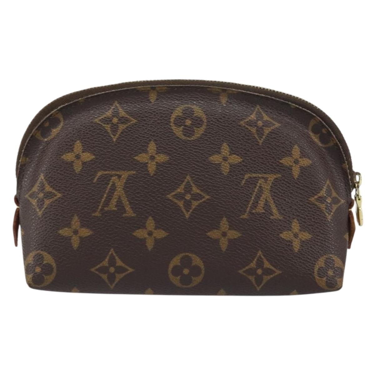 LOUIS VUITTON Monogram Pochette Cosmetic PM Pouch M43998 LV Auth BA8501