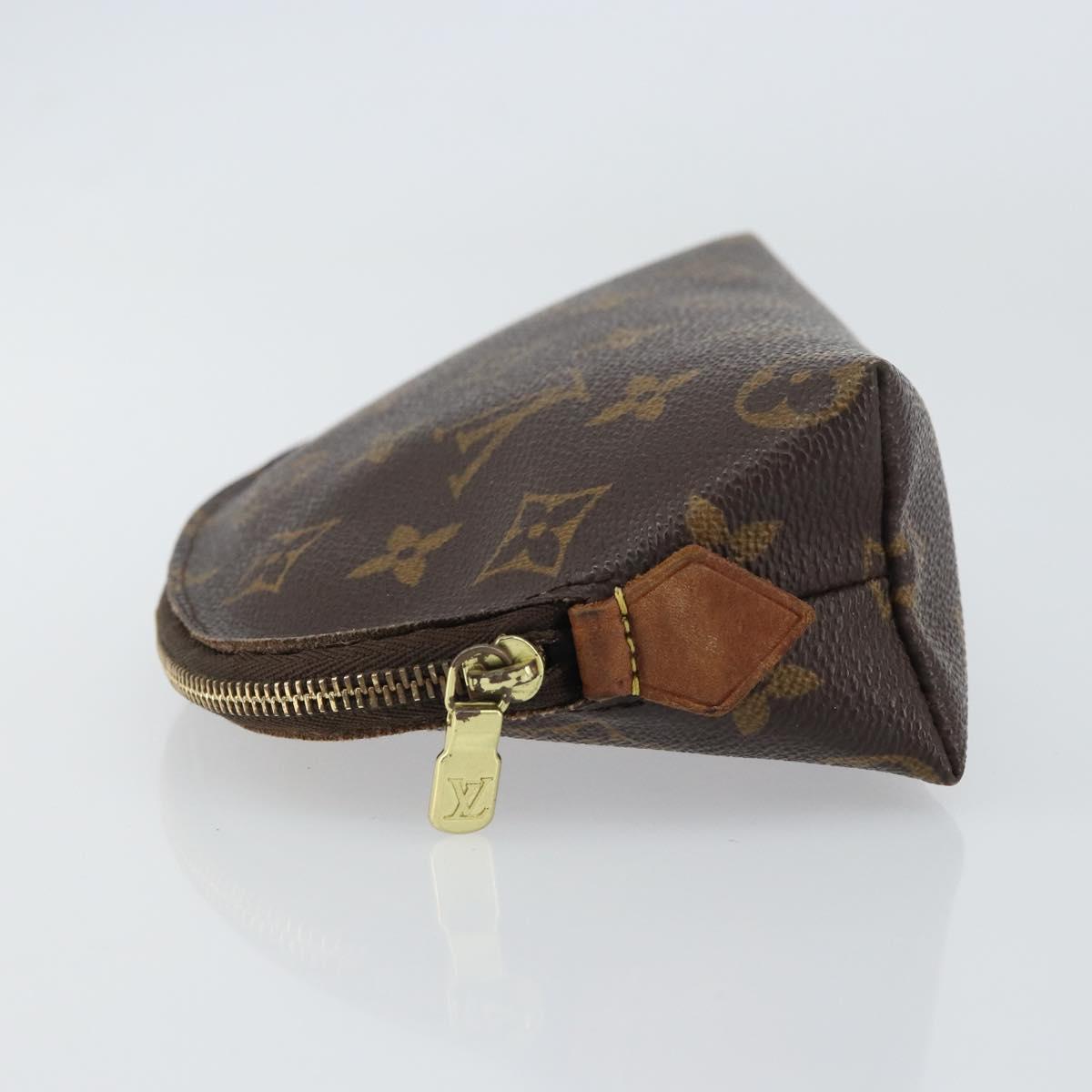 LOUIS VUITTON Monogram Pochette Cosmetic PM Pouch M43998 LV Auth BA8501