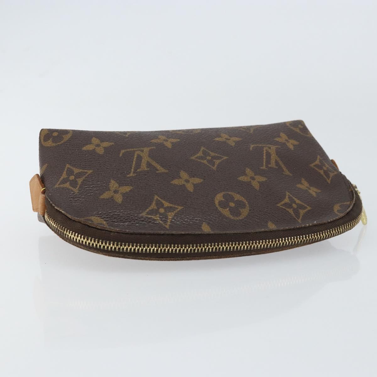 LOUIS VUITTON Monogram Pochette Cosmetic PM Pouch M43998 LV Auth BA8501