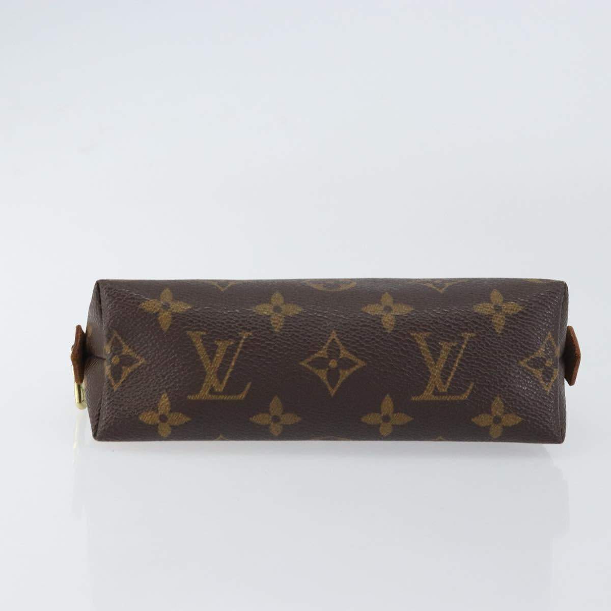 LOUIS VUITTON Monogram Pochette Cosmetic PM Pouch M43998 LV Auth BA8501