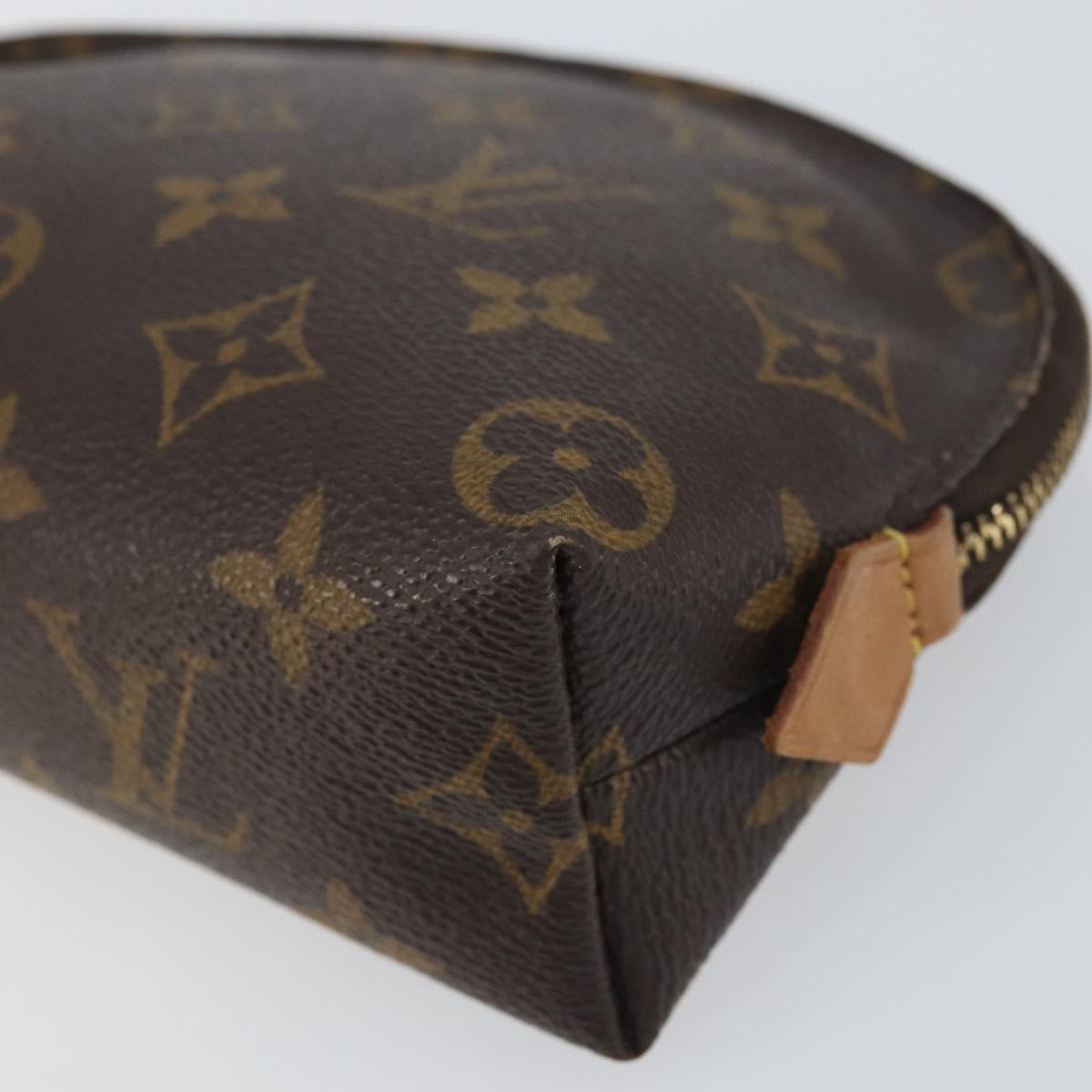 LOUIS VUITTON Monogram Pochette Cosmetic PM Pouch M43998 LV Auth BA8501