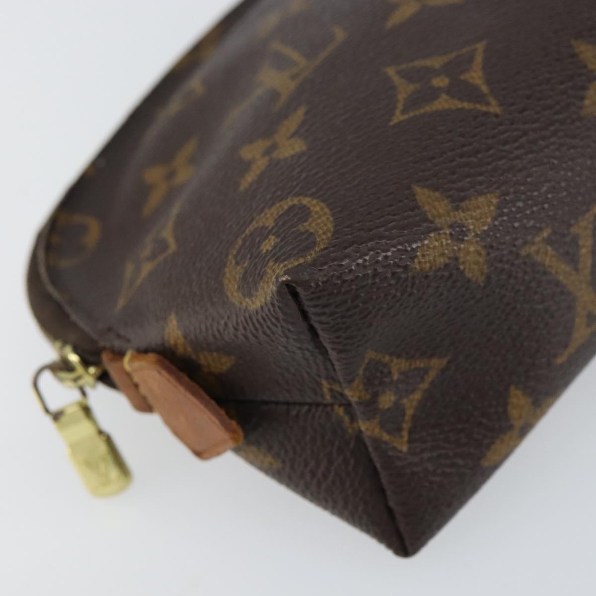 LOUIS VUITTON Monogram Pochette Cosmetic PM Pouch M43998 LV Auth BA8501