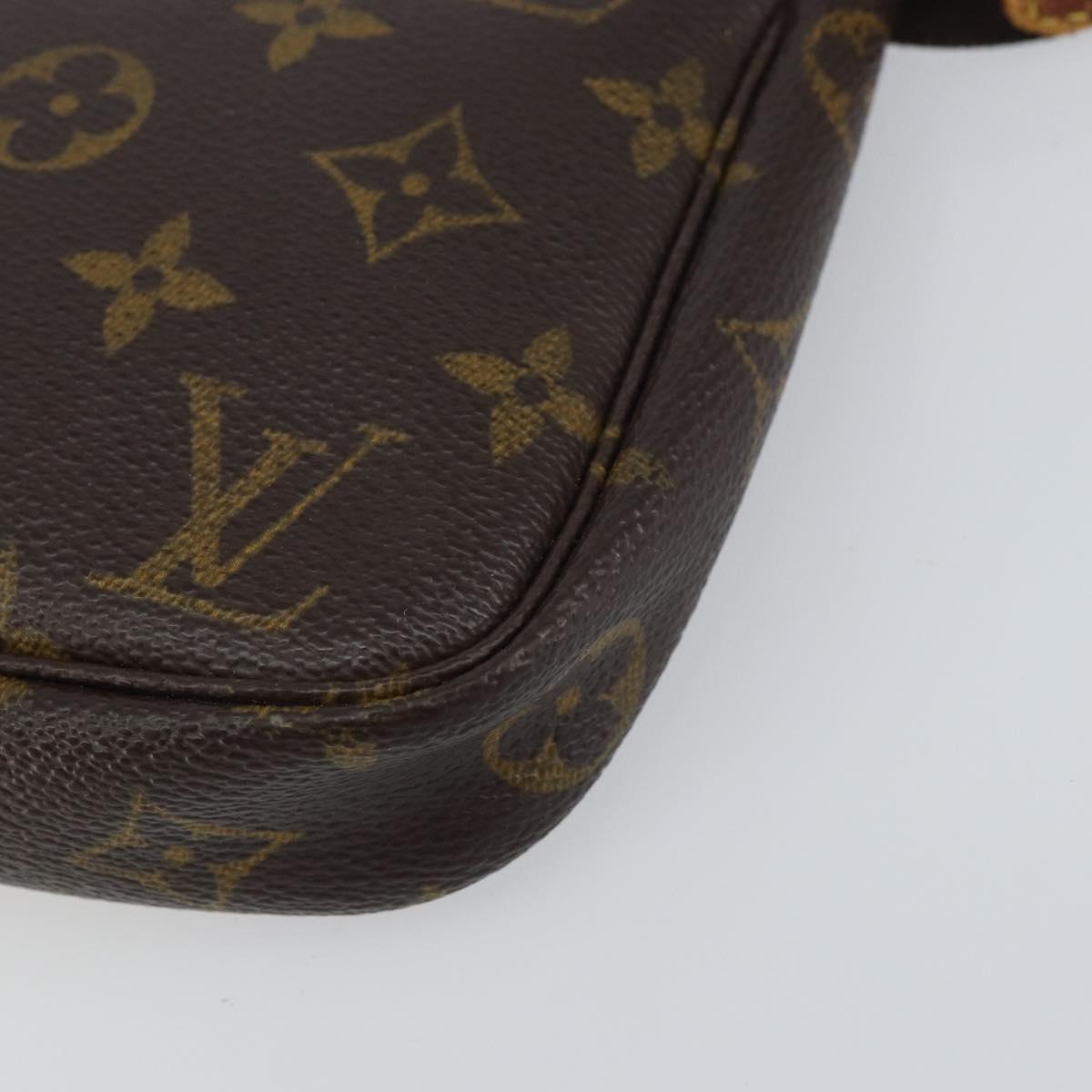 LOUIS VUITTON Monogram Pochette Accessoires Pouch M51980 LV Auth BA8503