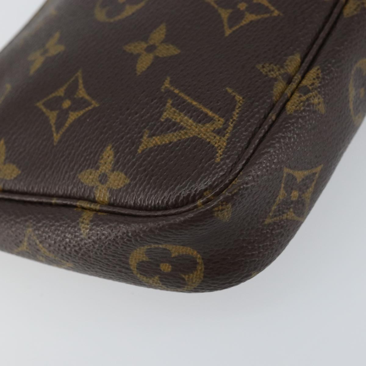 LOUIS VUITTON Monogram Pochette Accessoires Pouch M51980 LV Auth BA8503