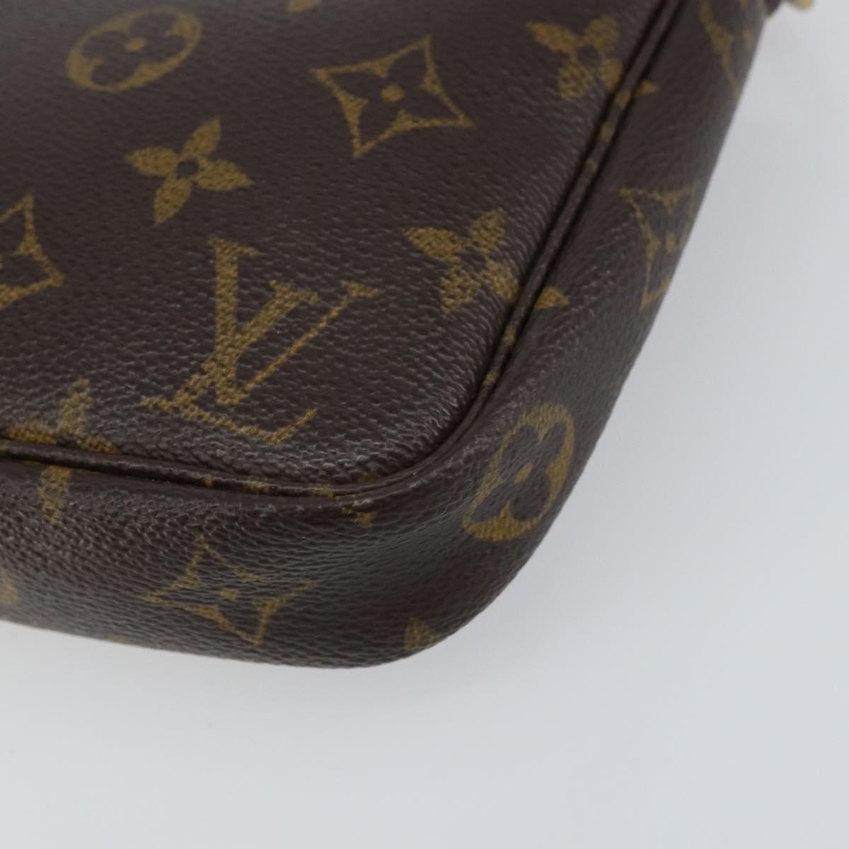 LOUIS VUITTON Monogram Pochette Accessoires Pouch M51980 LV Auth BA8503