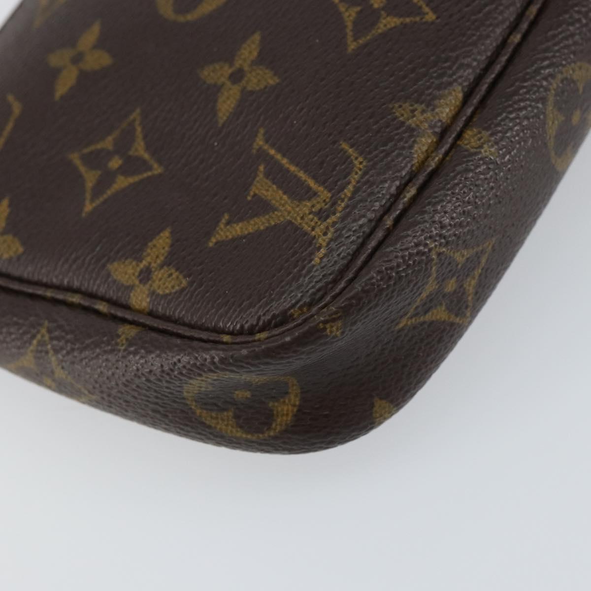 LOUIS VUITTON Monogram Pochette Accessoires Pouch M51980 LV Auth BA8503