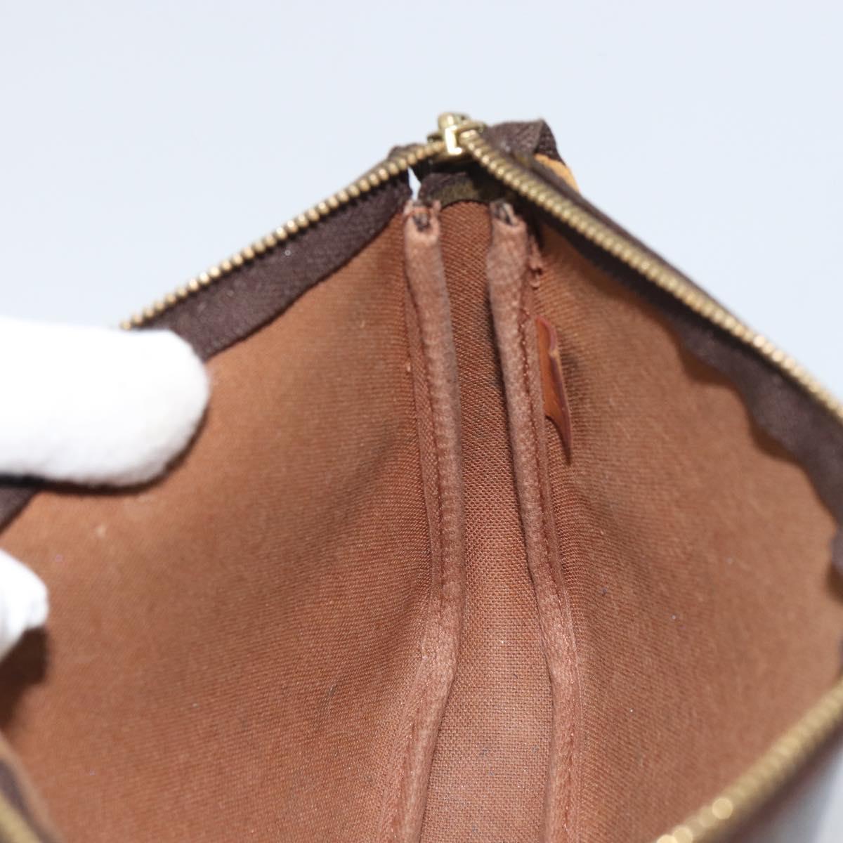 LOUIS VUITTON Monogram Pochette Accessoires Pouch M51980 LV Auth BA8503