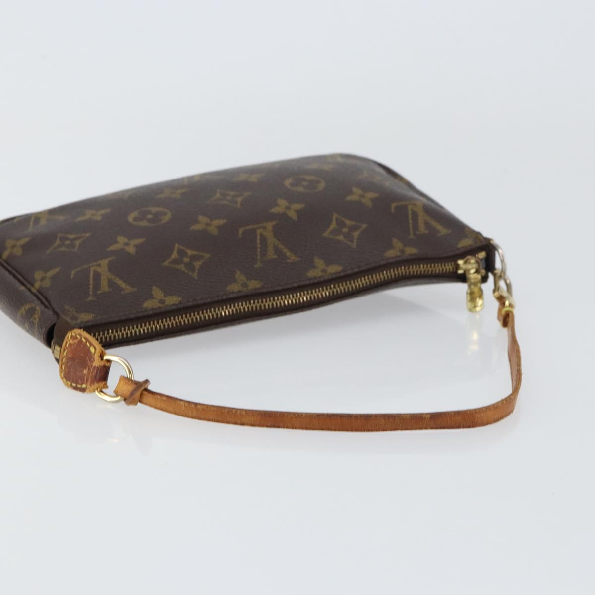 LOUIS VUITTON Monogram Pochette Accessoires Pouch M51980 LV Auth BA8503