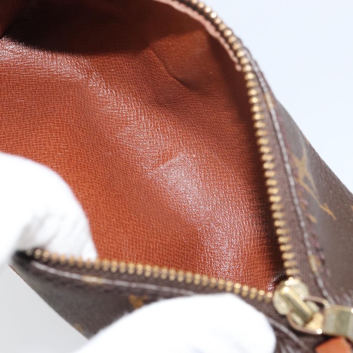 LOUIS VUITTON Monogram Papillon Pouch LV Auth BA8504