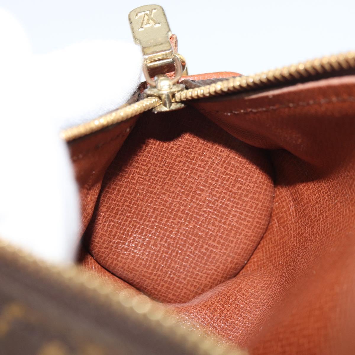 LOUIS VUITTON Monogram Papillon Pouch LV Auth BA8504