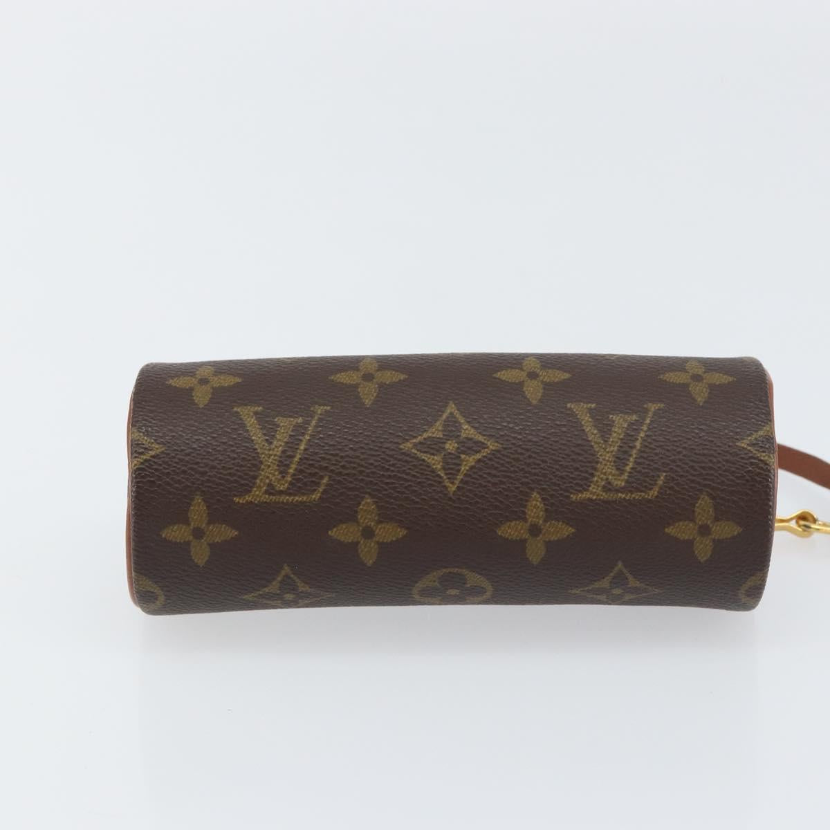 LOUIS VUITTON Monogram Papillon Pouch LV Auth BA8506