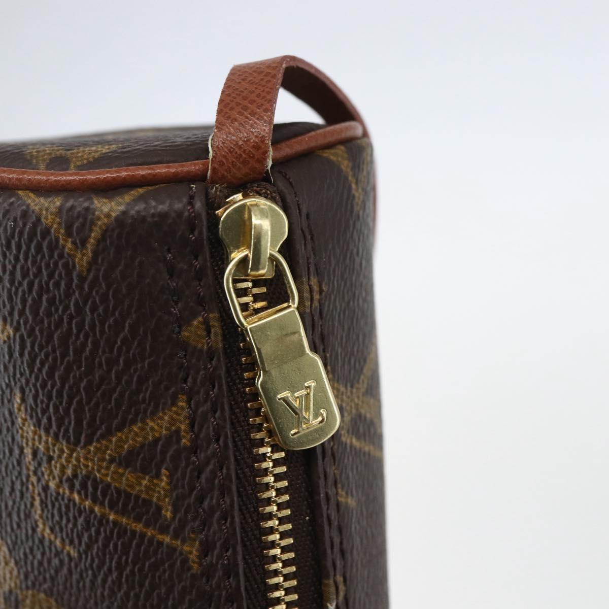 LOUIS VUITTON Monogram Papillon Pouch LV Auth BA8508