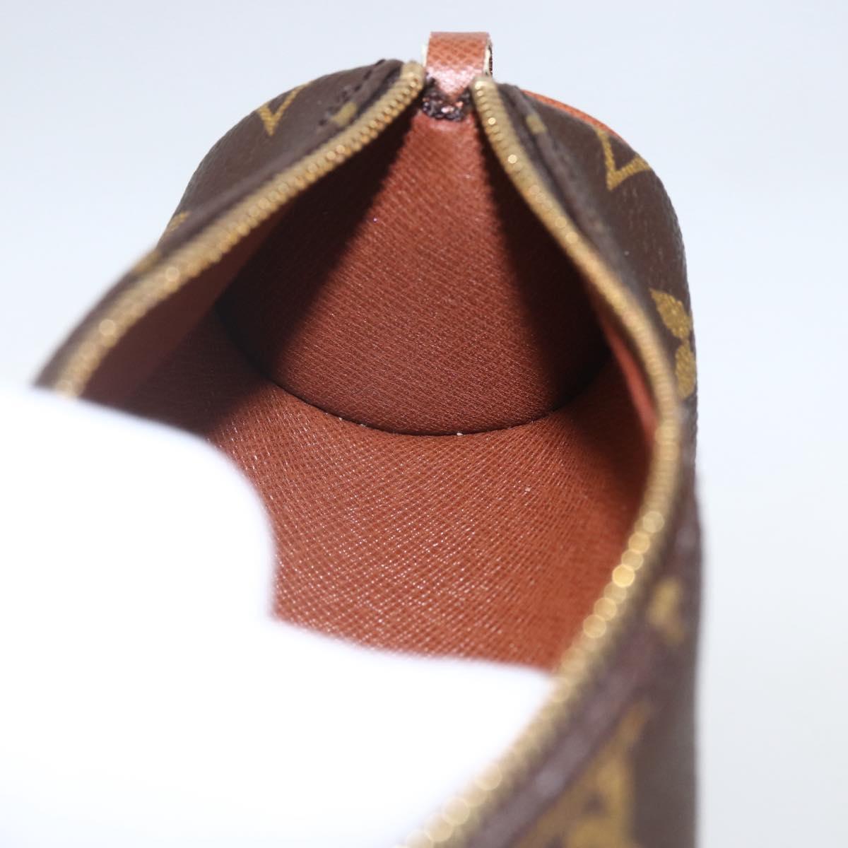 LOUIS VUITTON Monogram Papillon Pouch LV Auth BA8508