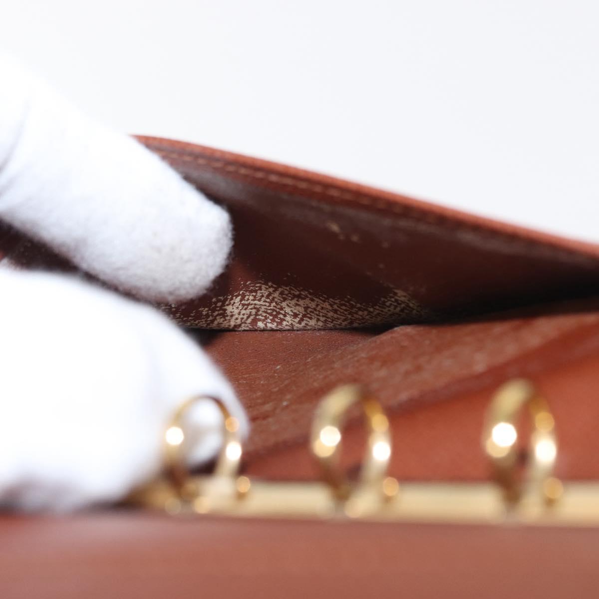 LOUIS VUITTON Monogram Agenda PM Day Planner Cover R20005 LV Auth BA8511