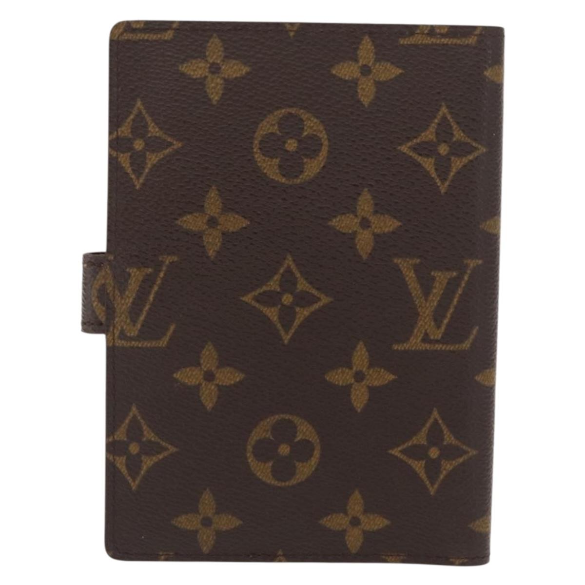 LOUIS VUITTON Monogram Agenda PM Day Planner Cover R20005 LV Auth BA8511