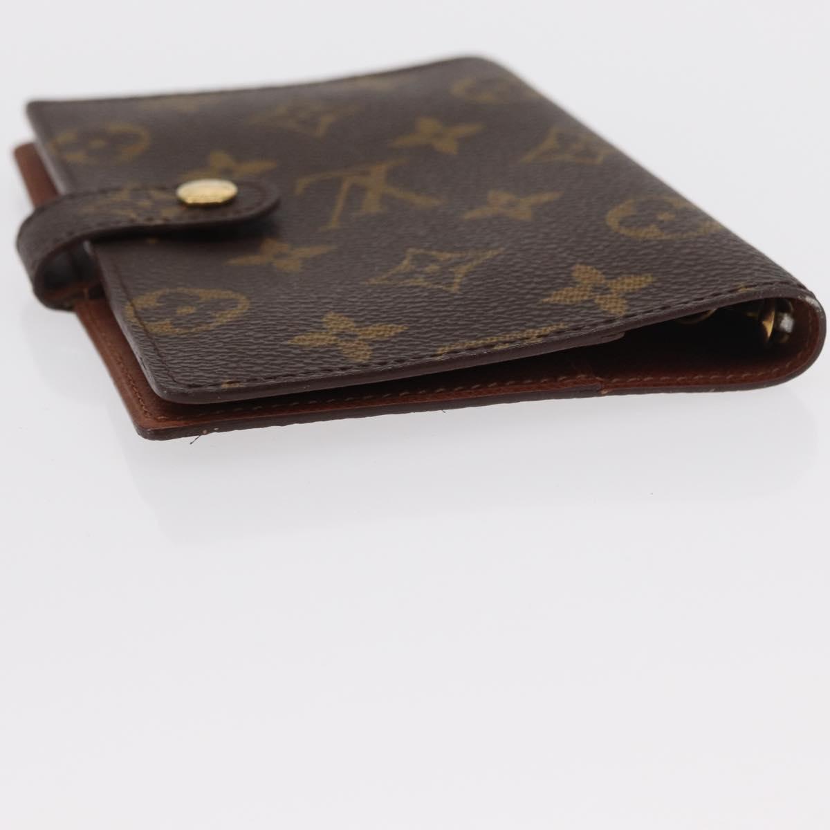 LOUIS VUITTON Monogram Agenda PM Day Planner Cover R20005 LV Auth BA8511