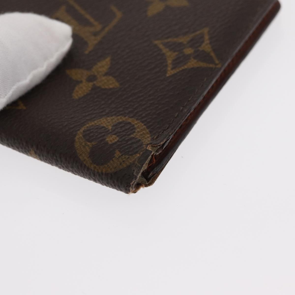 LOUIS VUITTON Monogram Porte Billets 6 Cartes Crdit Wallet M60929 LV Auth BA8512