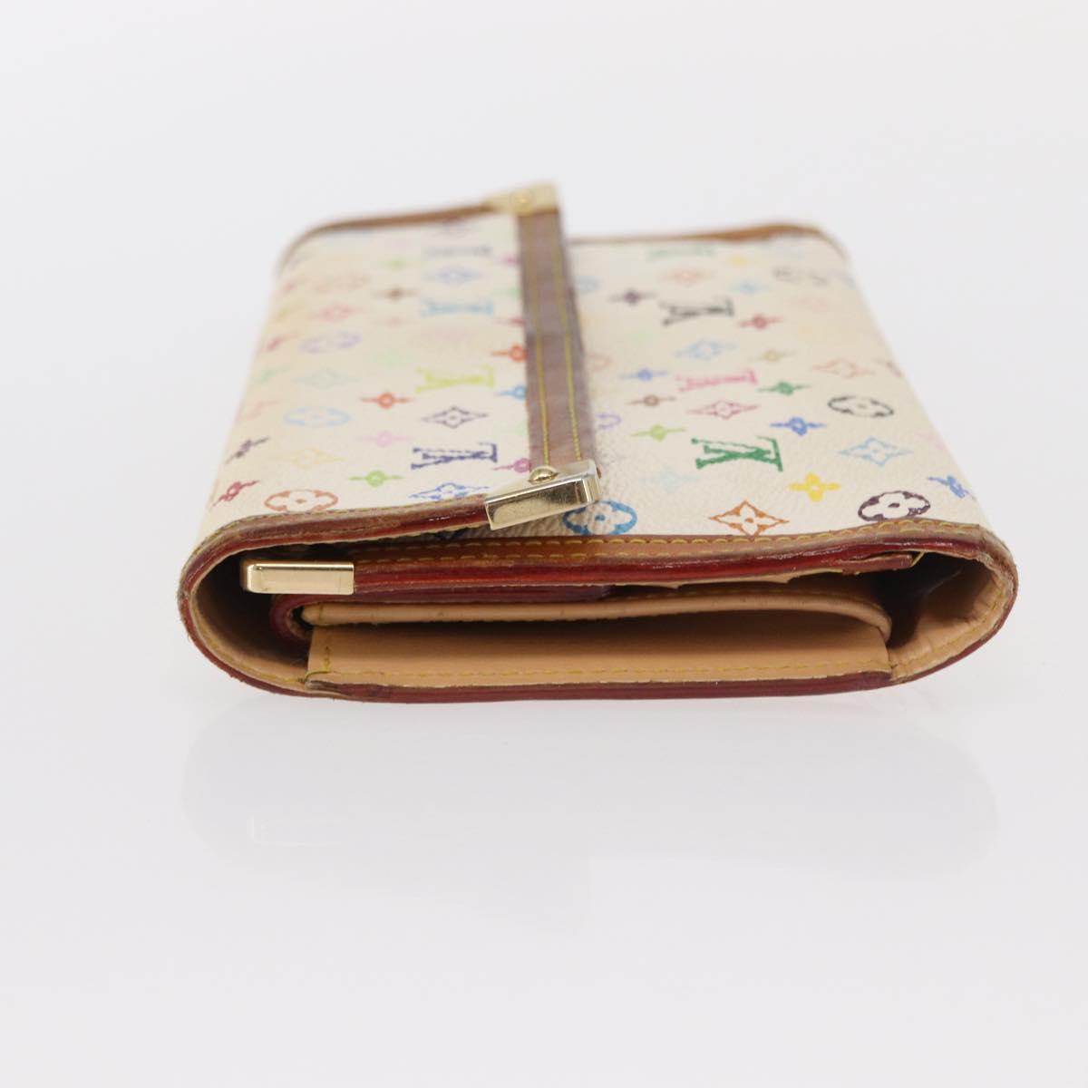 LOUIS VUITTON Multicolor Porte Tresor International Wallet M92659 Auth BA8513