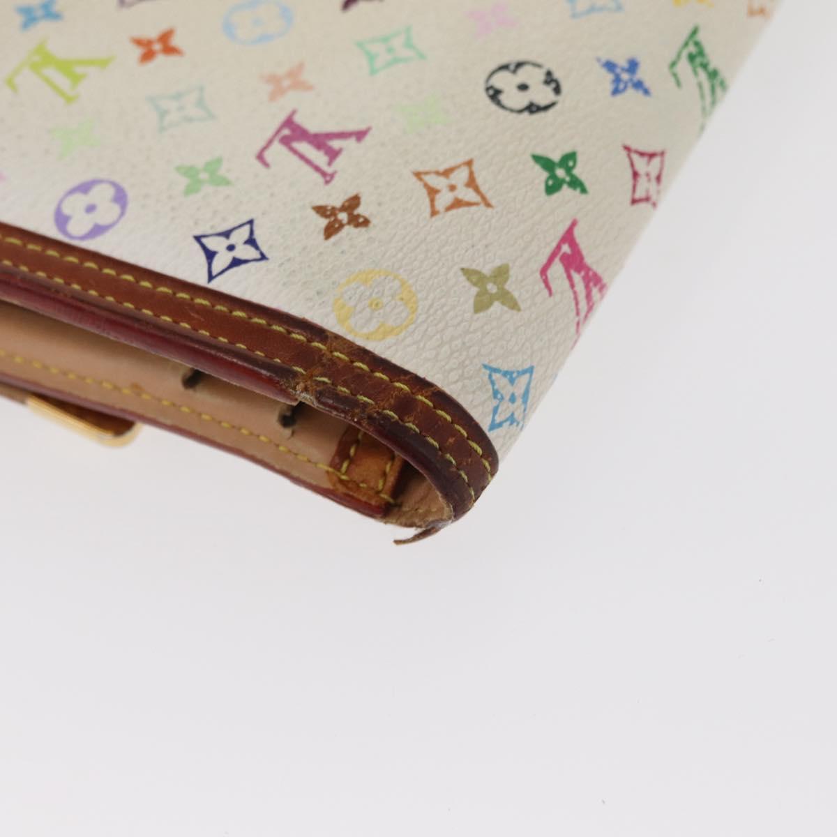 LOUIS VUITTON Multicolor Porte Tresor International Wallet M92659 Auth BA8514