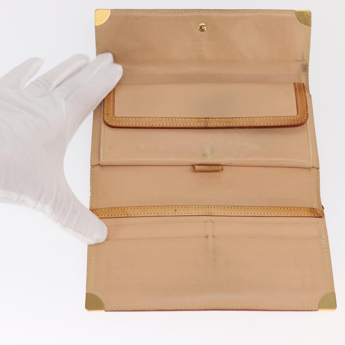 LOUIS VUITTON Multicolor Porte Tresor International Wallet M92659 Auth BA8514