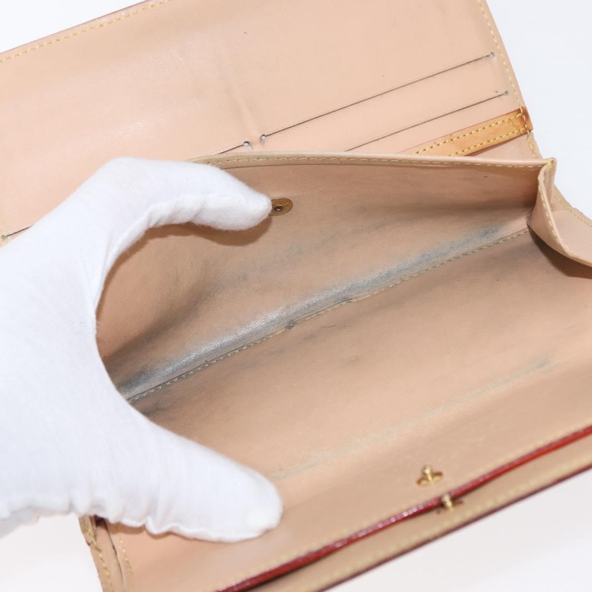 LOUIS VUITTON Multicolor Porte Tresor International Wallet M92659 Auth BA8514