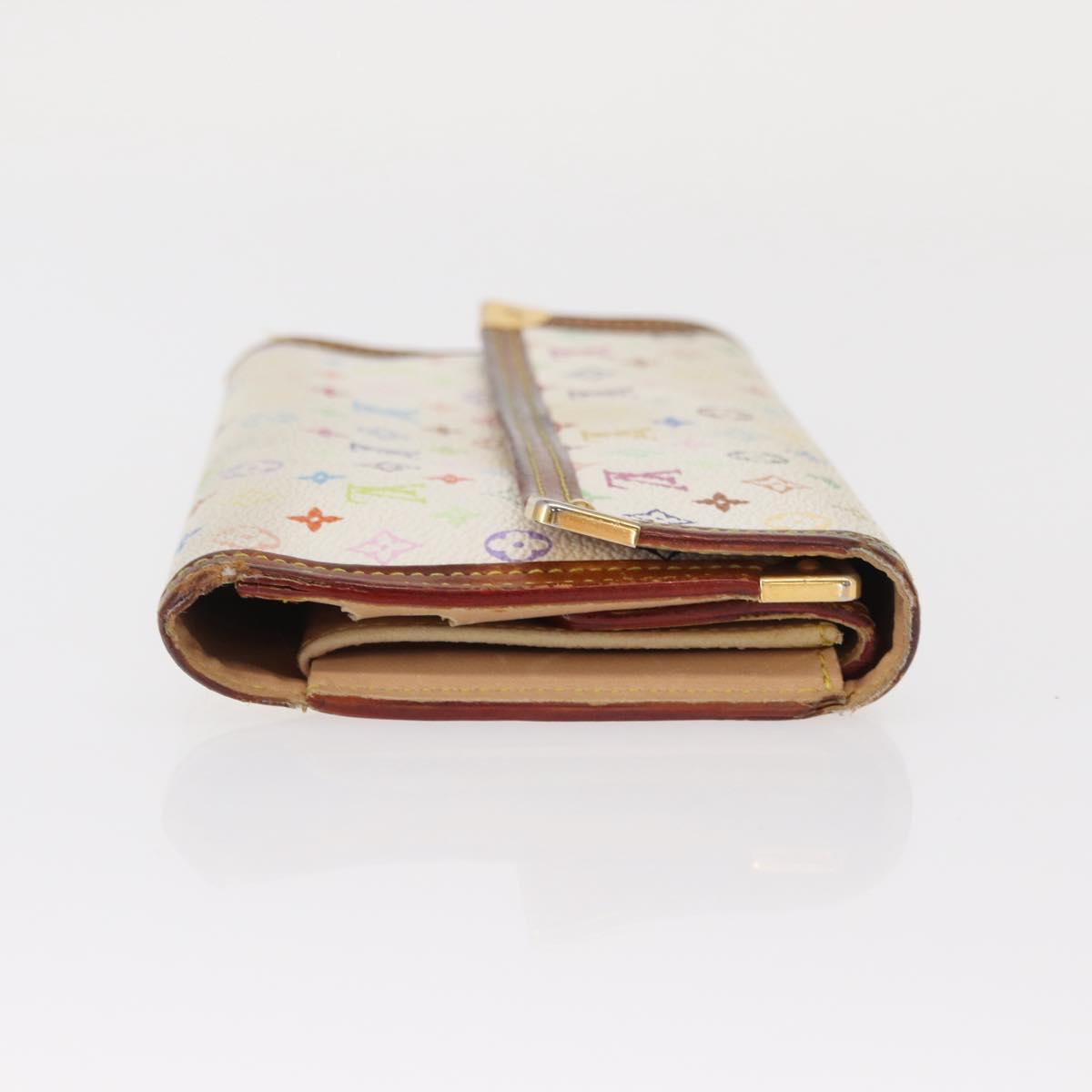 LOUIS VUITTON Multicolor Porte Tresor International Wallet M92659 Auth BA8514
