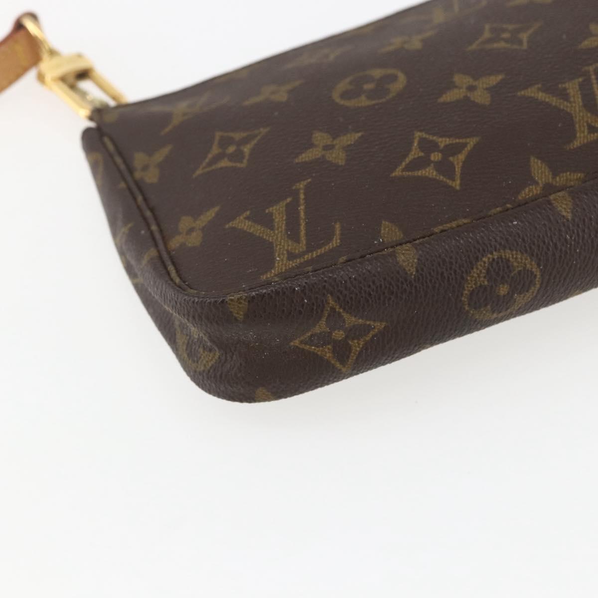 LOUIS VUITTON Monogram Pochette Accessoires Pouch M51980 LV Auth BA8516