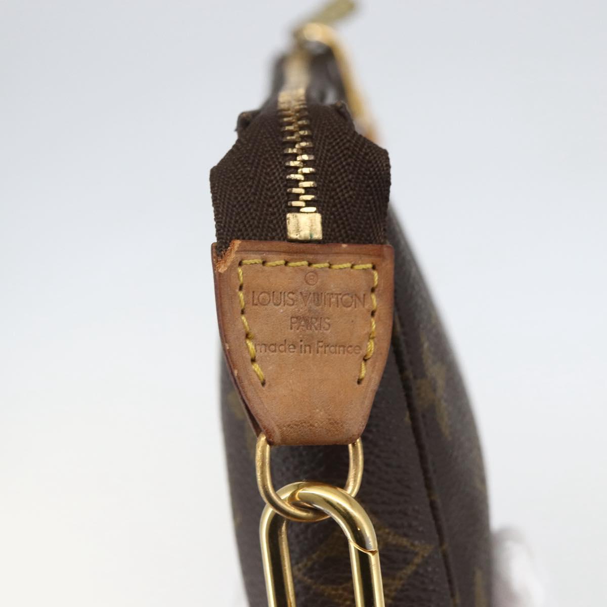 LOUIS VUITTON Monogram Pochette Accessoires Pouch M51980 LV Auth BA8516