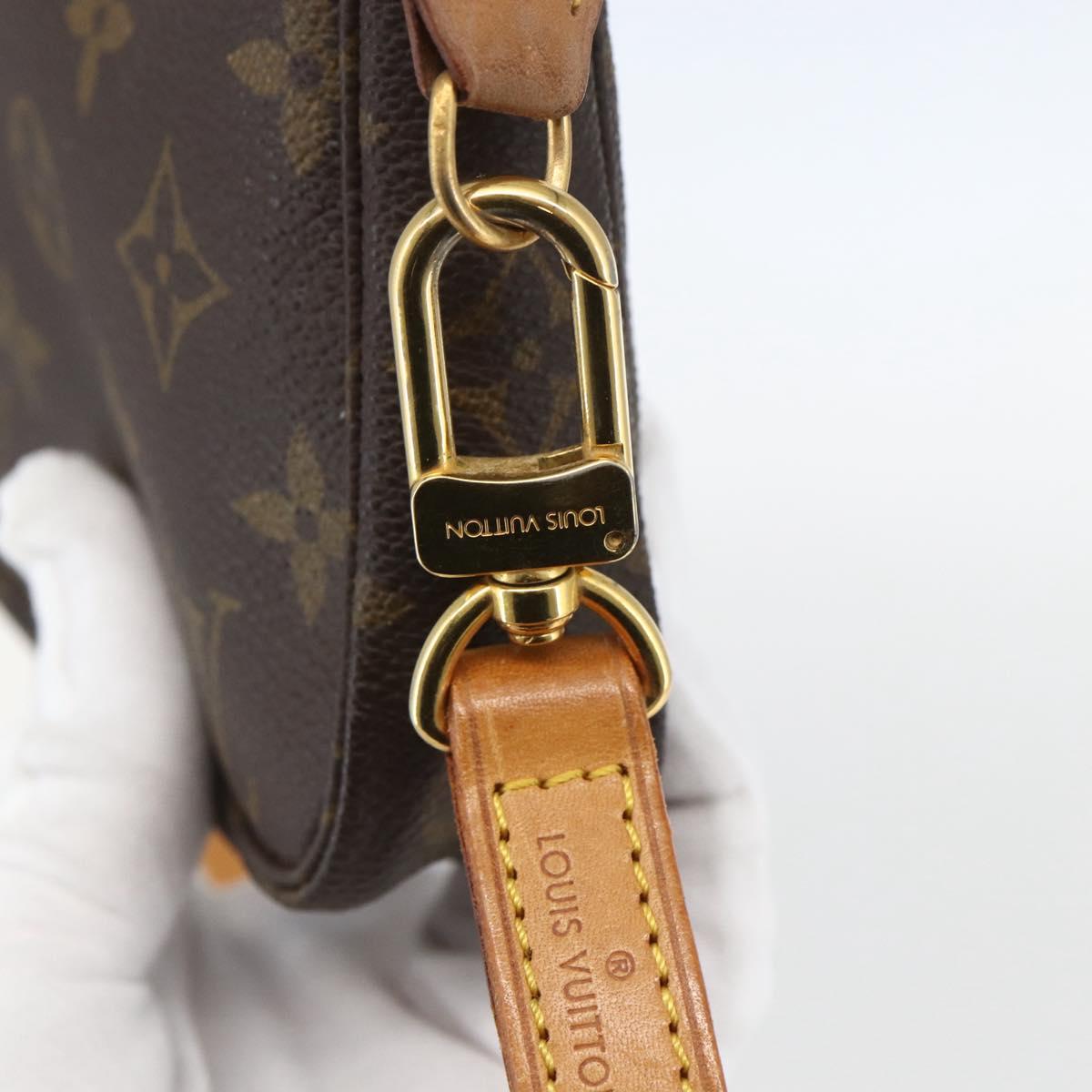 LOUIS VUITTON Monogram Pochette Accessoires Pouch M51980 LV Auth BA8516