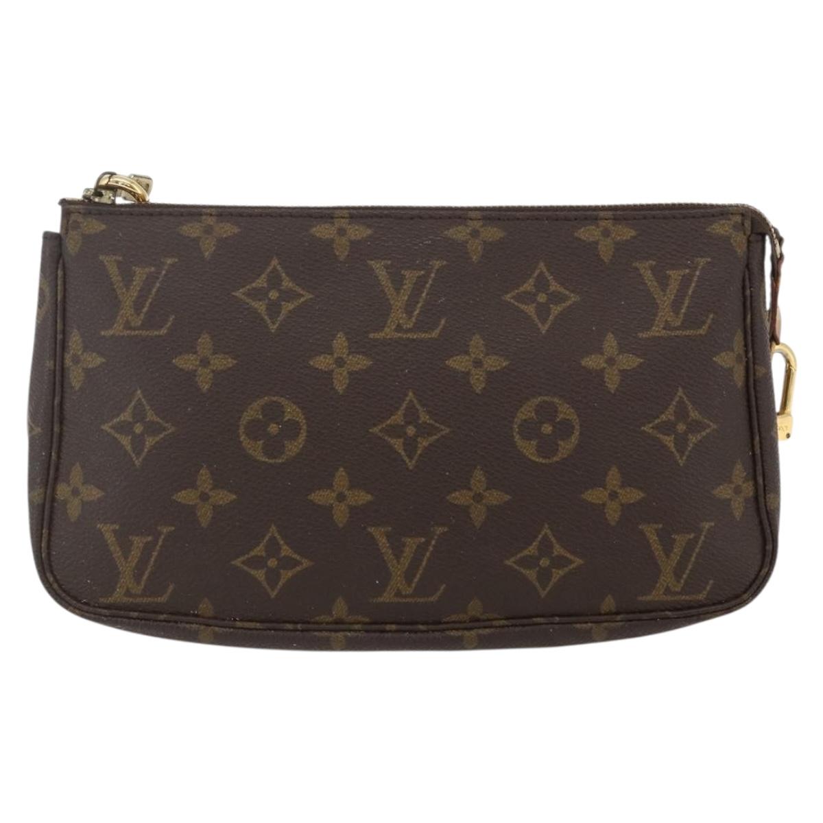 LOUIS VUITTON Monogram Pochette Accessoires Pouch M51980 LV Auth BA8516