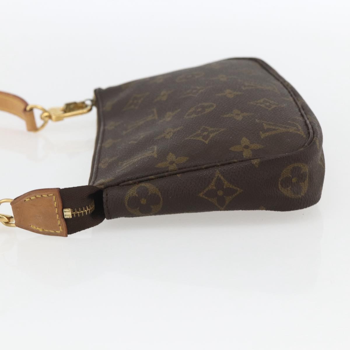 LOUIS VUITTON Monogram Pochette Accessoires Pouch M51980 LV Auth BA8516