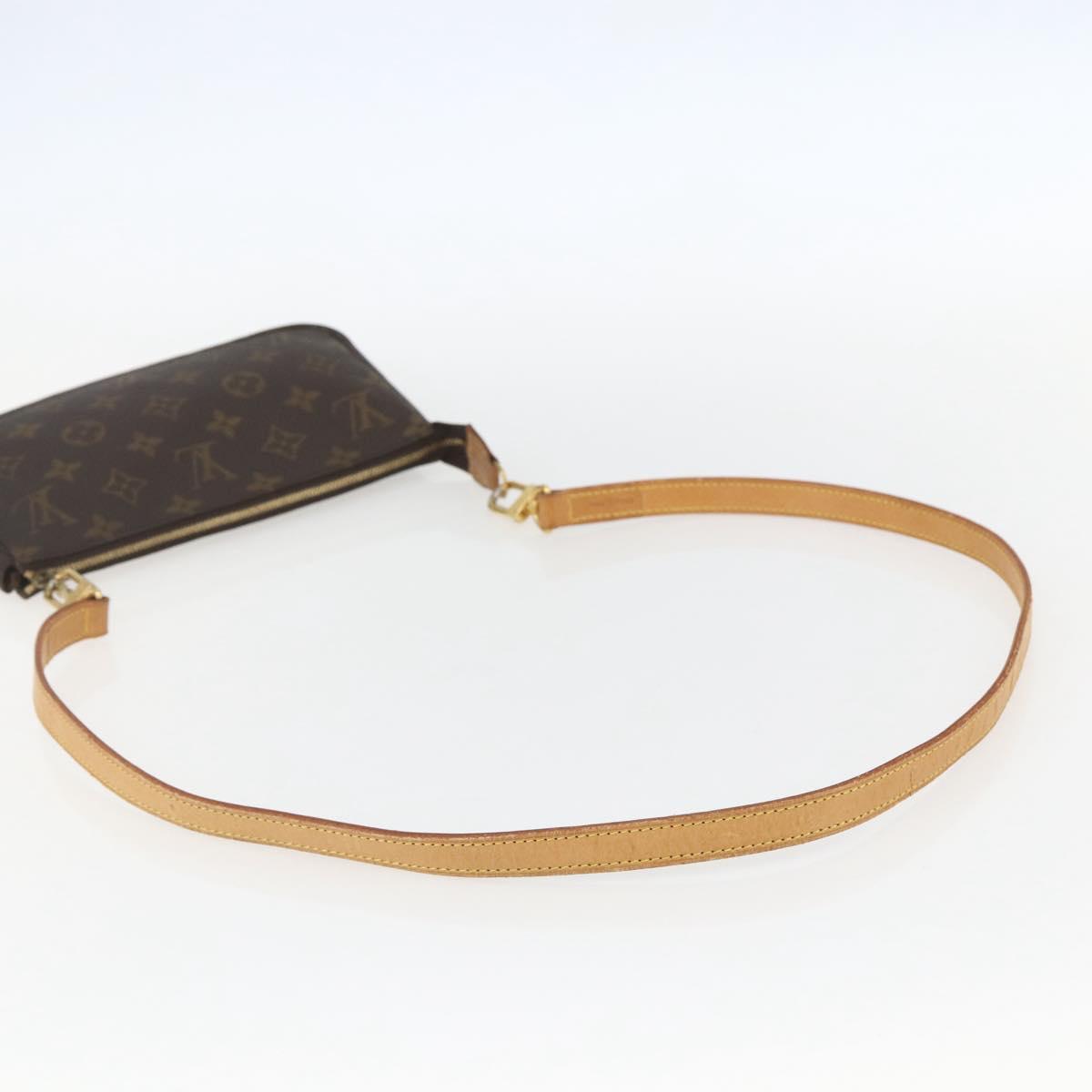 LOUIS VUITTON Monogram Pochette Accessoires Pouch M51980 LV Auth BA8516