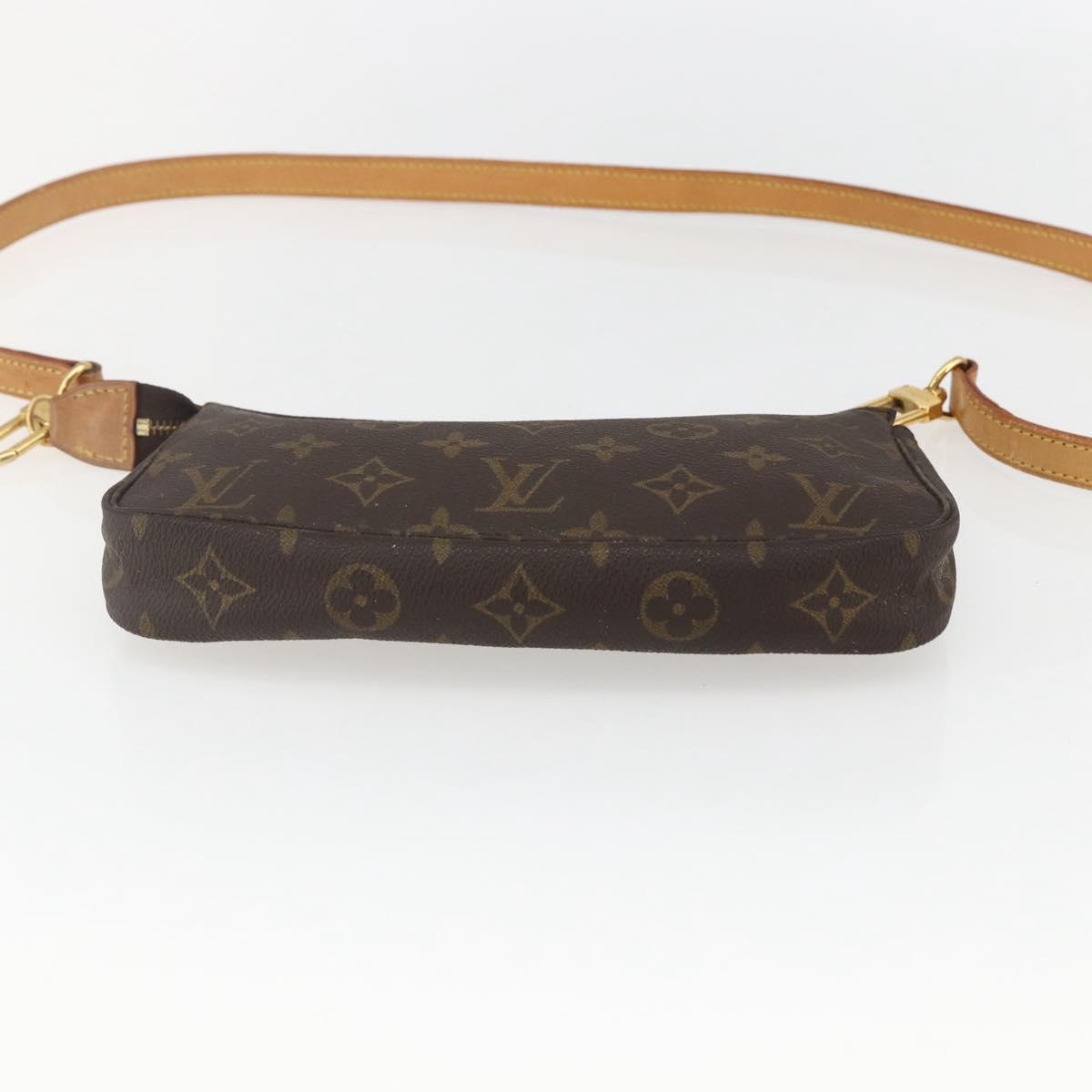 LOUIS VUITTON Monogram Pochette Accessoires Pouch M51980 LV Auth BA8516