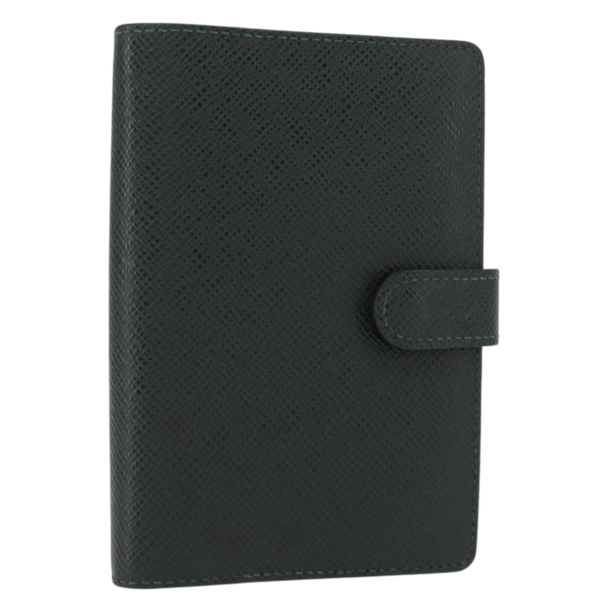 LOUIS VUITTON Taiga Agenda PM Day Planner Cover Epicea R20424 LV Auth BA8520