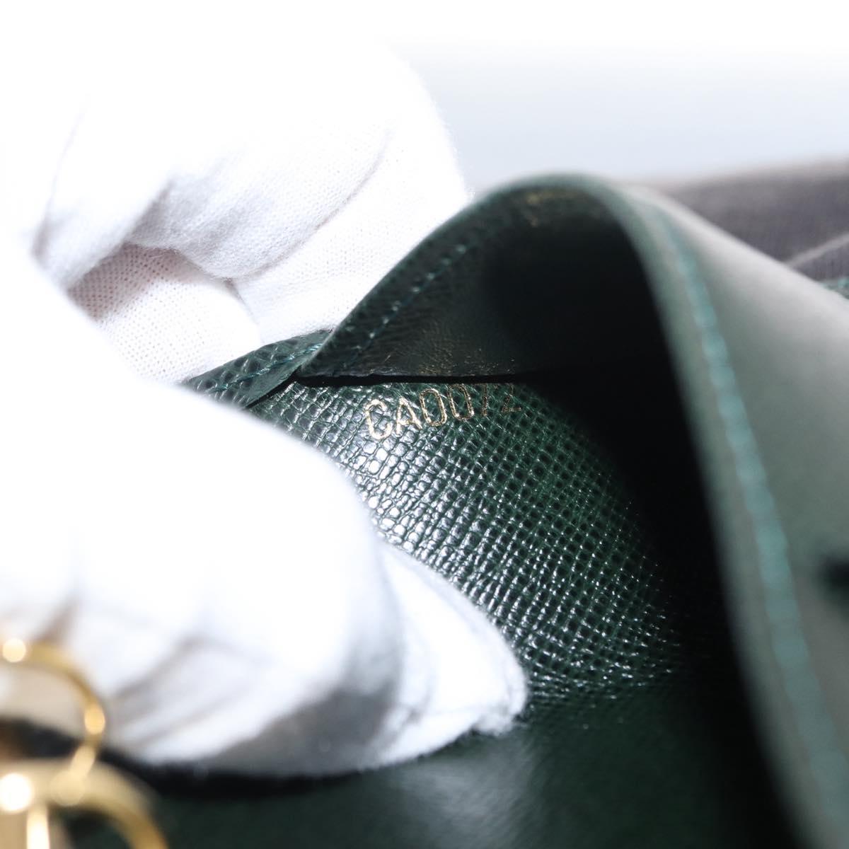 LOUIS VUITTON Taiga Agenda PM Day Planner Cover Epicea R20424 LV Auth BA8520