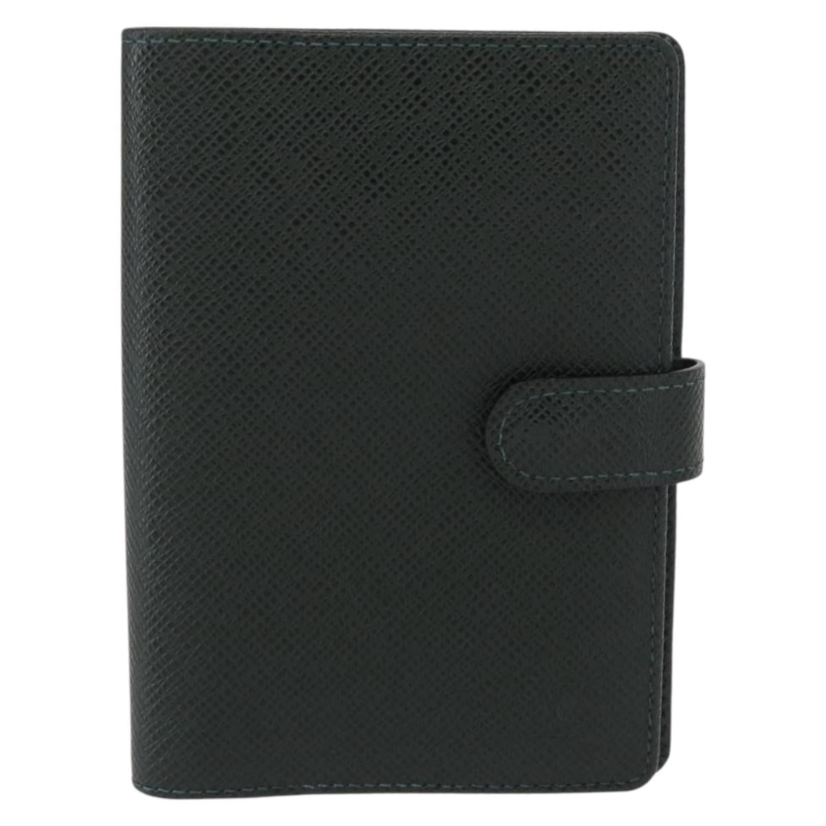 LOUIS VUITTON Taiga Agenda PM Day Planner Cover Epicea R20424 LV Auth BA8520