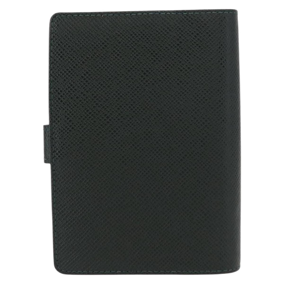 LOUIS VUITTON Taiga Agenda PM Day Planner Cover Epicea R20424 LV Auth BA8520