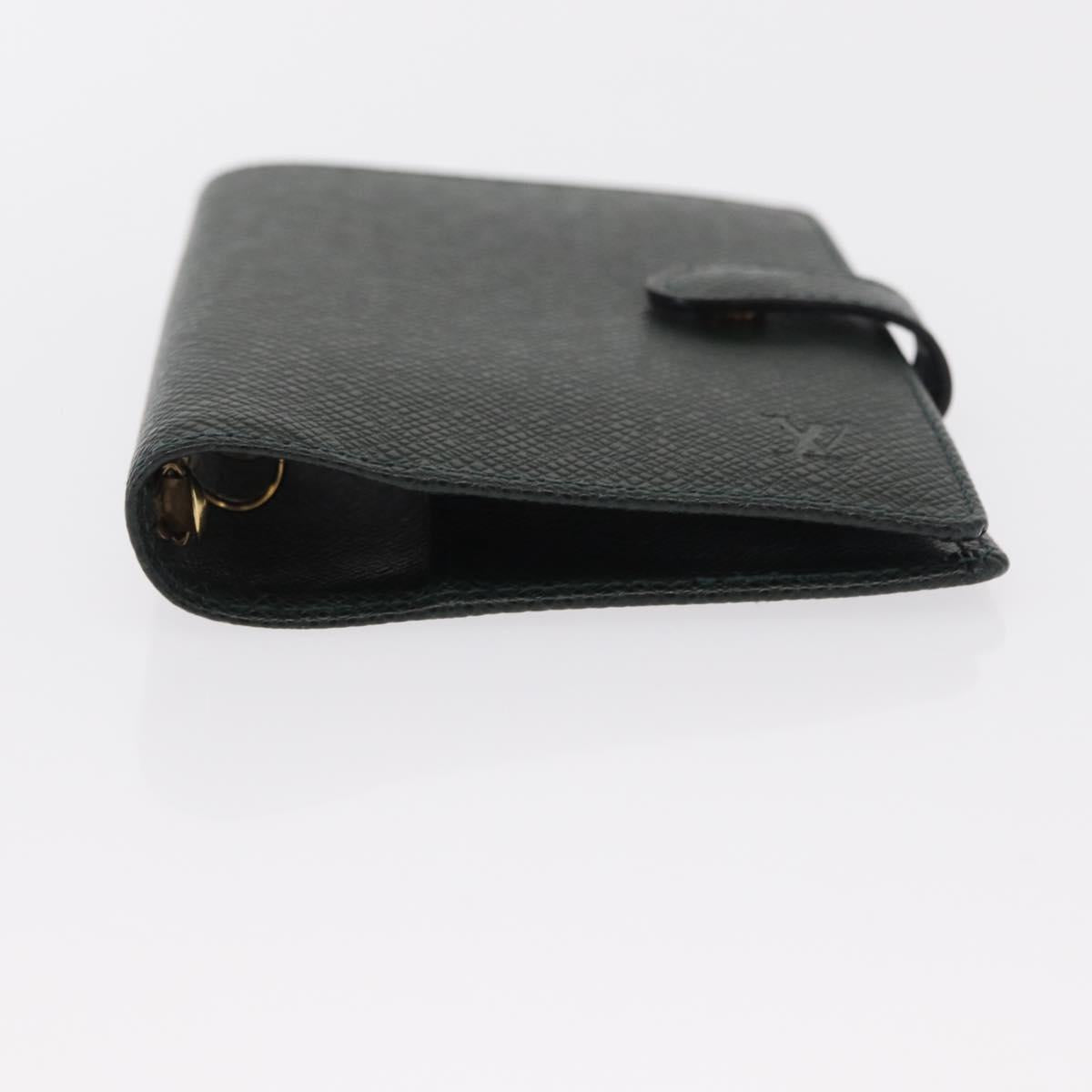 LOUIS VUITTON Taiga Agenda PM Day Planner Cover Epicea R20424 LV Auth BA8520