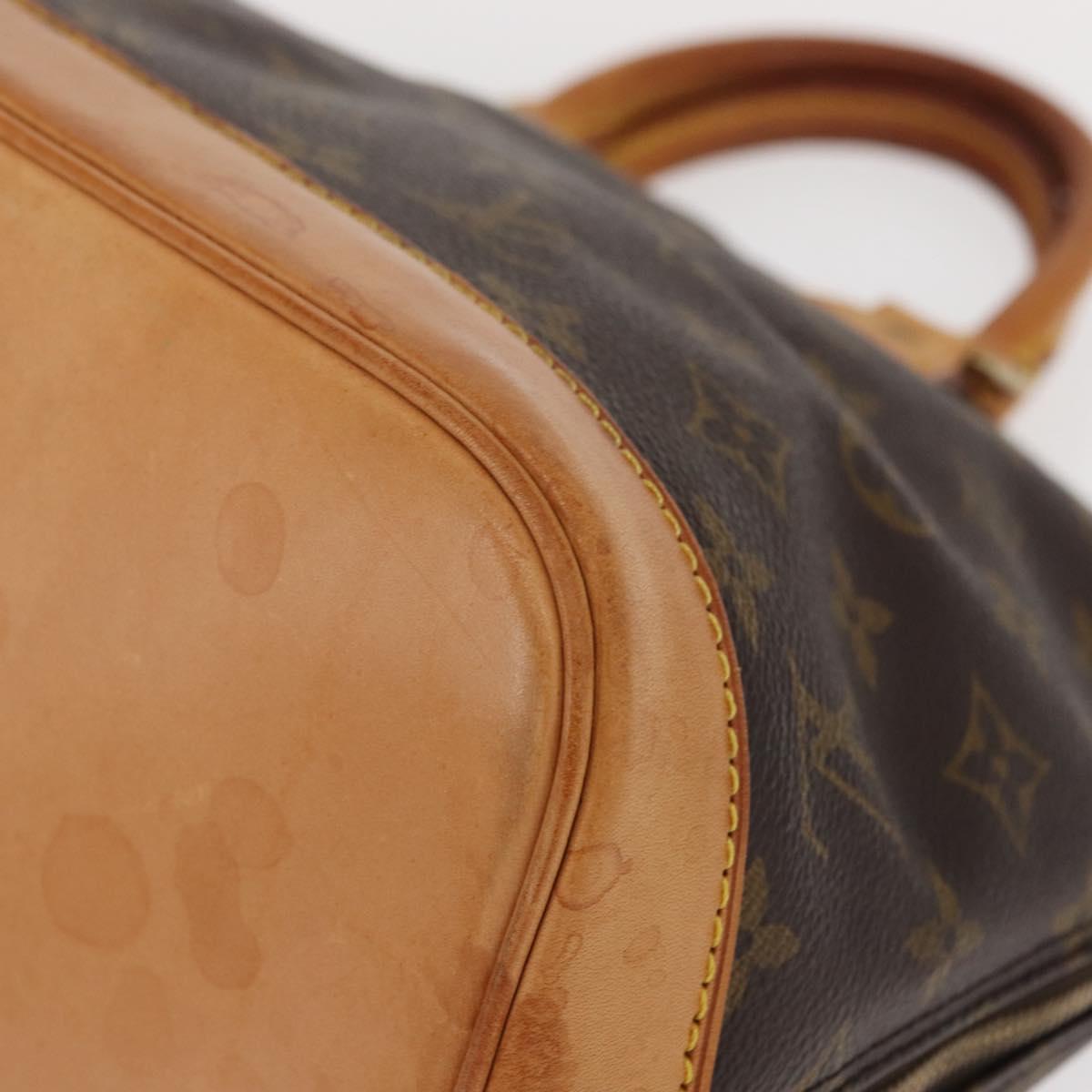 LOUIS VUITTON Monogram Alma Hand Bag M51130 LV Auth BA8523