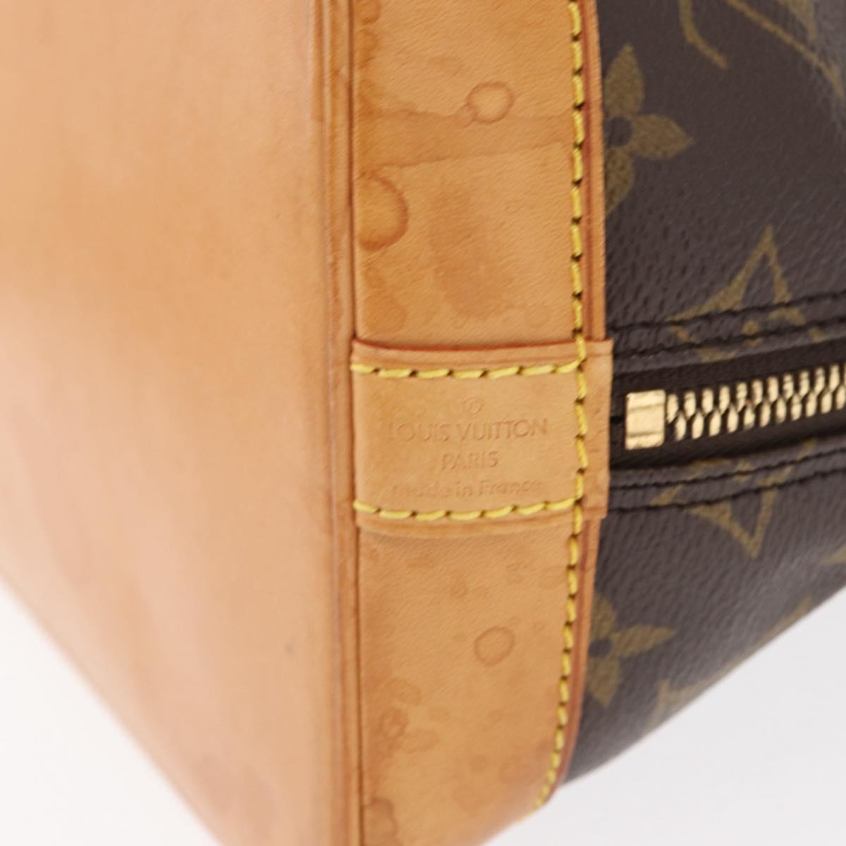 LOUIS VUITTON Monogram Alma Hand Bag M51130 LV Auth BA8523