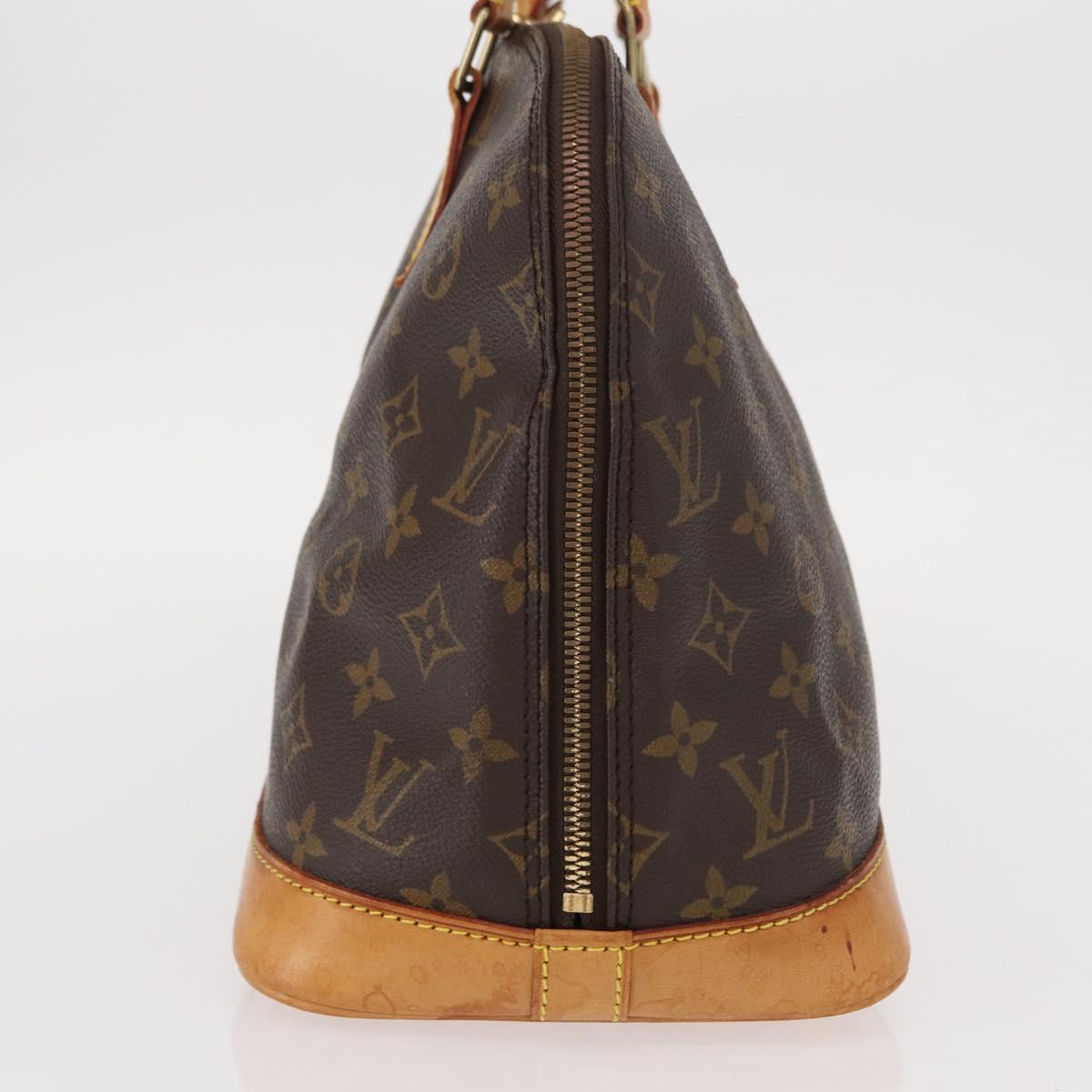 LOUIS VUITTON Monogram Alma Hand Bag M51130 LV Auth BA8523
