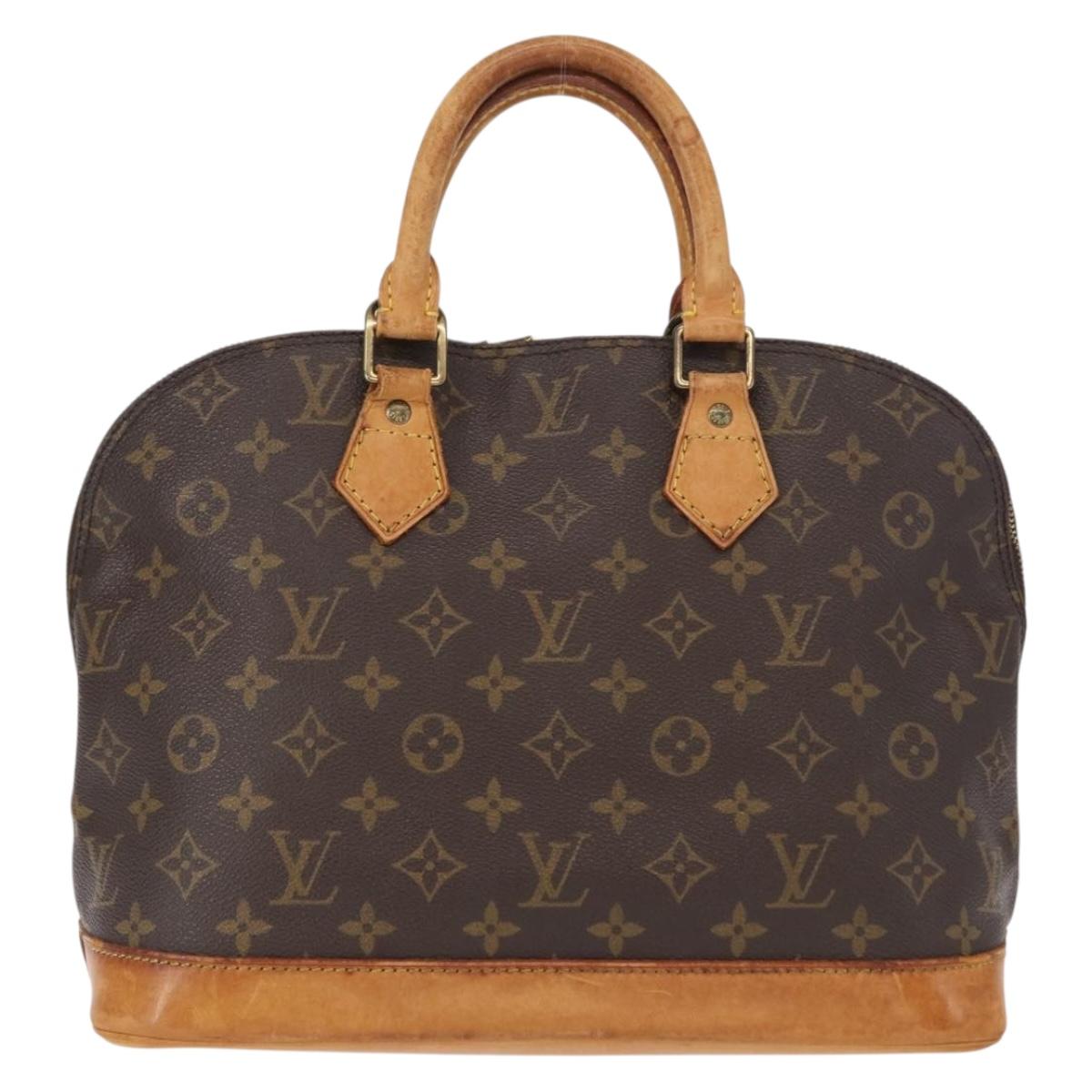 LOUIS VUITTON Monogram Alma Hand Bag M51130 LV Auth BA8524