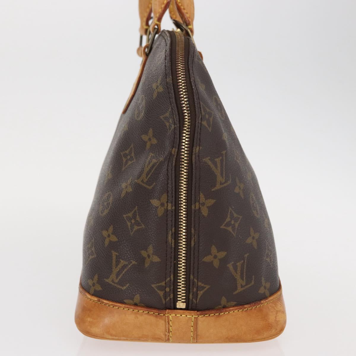 LOUIS VUITTON Monogram Alma Hand Bag M51130 LV Auth BA8524