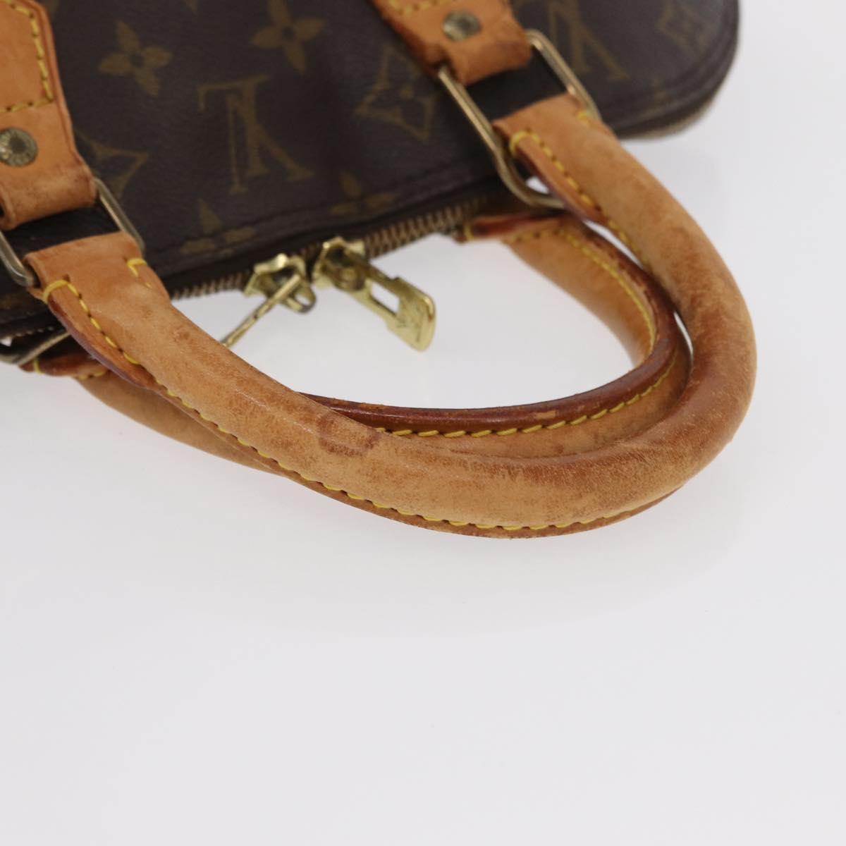 LOUIS VUITTON Monogram Alma Hand Bag M51130 LV Auth BA8524
