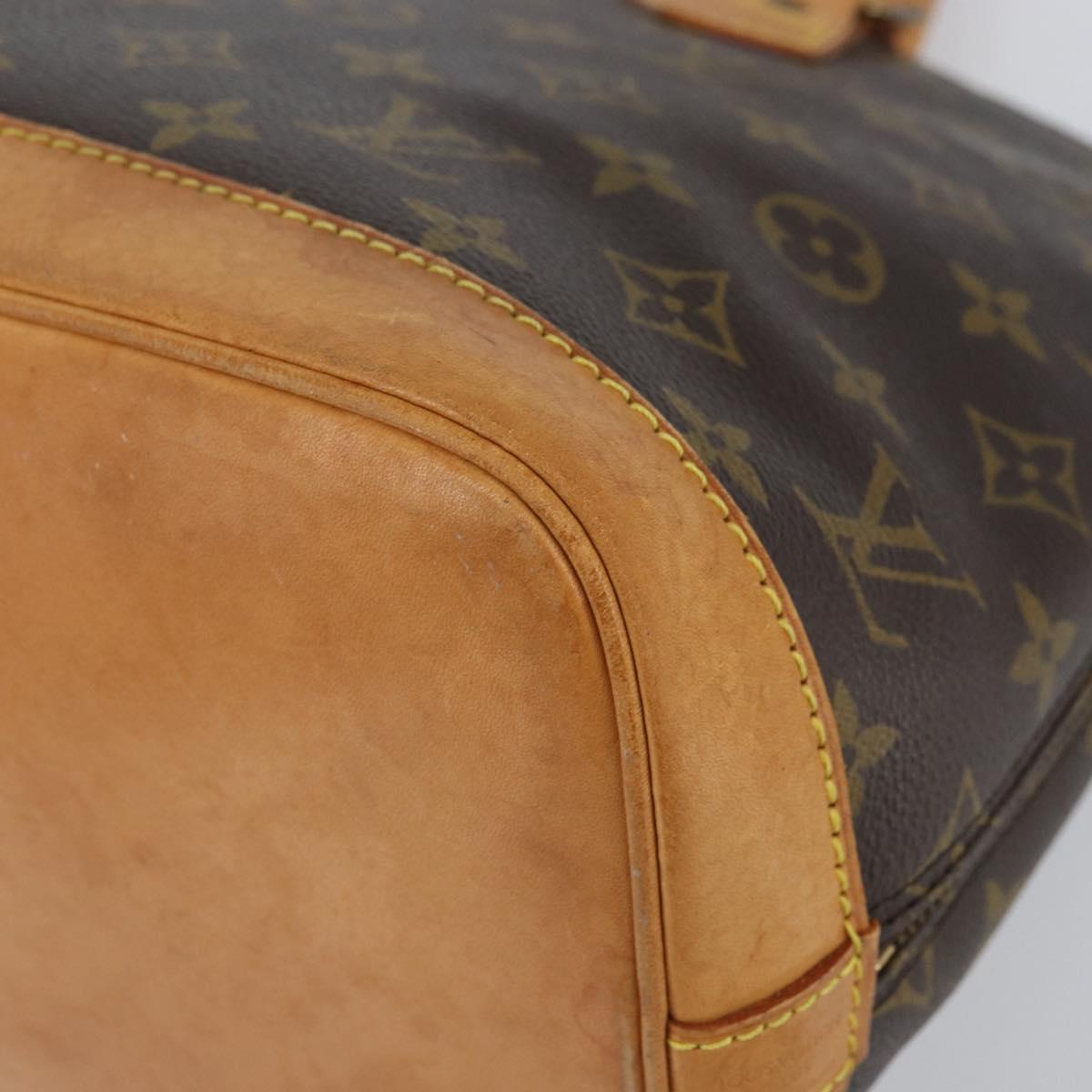 LOUIS VUITTON Monogram Alma Hand Bag M51130 LV Auth BA8525