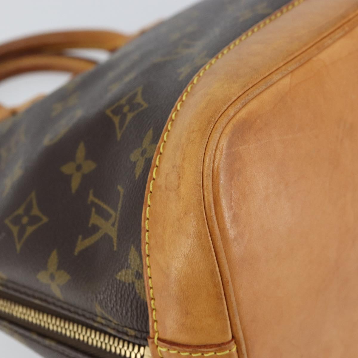 LOUIS VUITTON Monogram Alma Hand Bag M51130 LV Auth BA8525
