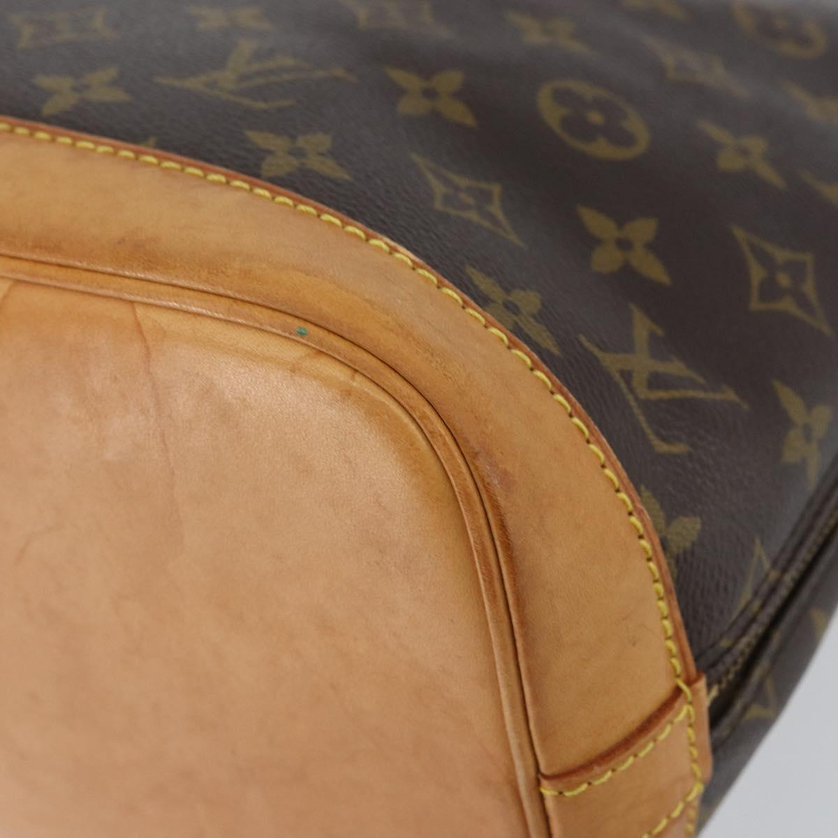 LOUIS VUITTON Monogram Alma Hand Bag M51130 LV Auth BA8525